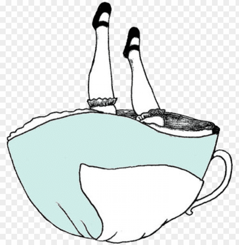 Image About Tea In Happy Time By Samantha On We Heart Alice In Wonderland Png Image With Transparent Background Toppng