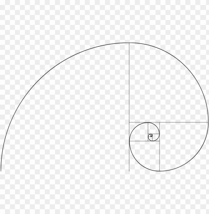 image - fibonacci spiral - svg - golden spiral PNG image with transparent background@toppng.com
