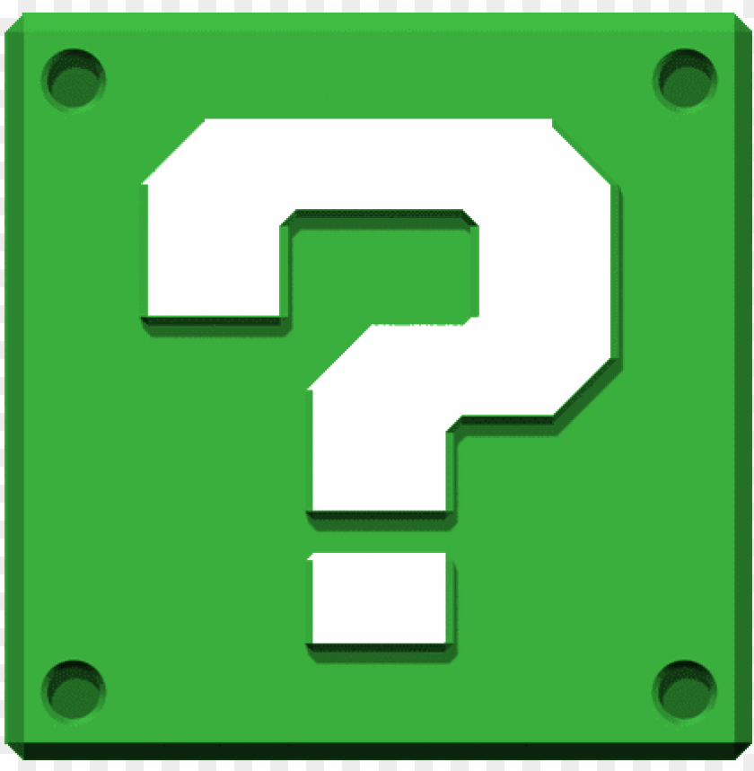 image greenquestionblock fantendo nintendo super mario green block PNG transparent with Clear Background ID 220321