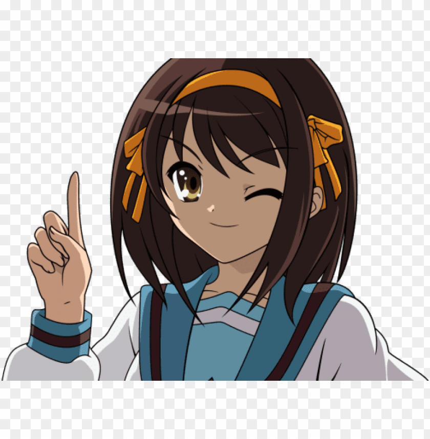 Image Haruhi Suzumiya Face Transparent Png Image With Transparent Background Toppng - troll face roblox decal id