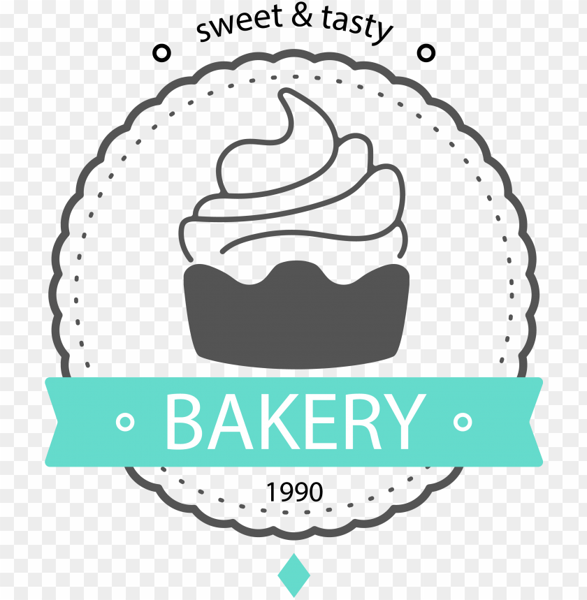 image library library cupcake birthday cake torte simple bakery cupcake logo PNG transparent with Clear Background ID 181897