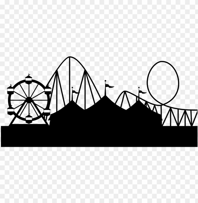 image library stock popcorn clipart silhouette free amusement park silhouette PNG transparent with Clear Background ID 199311
