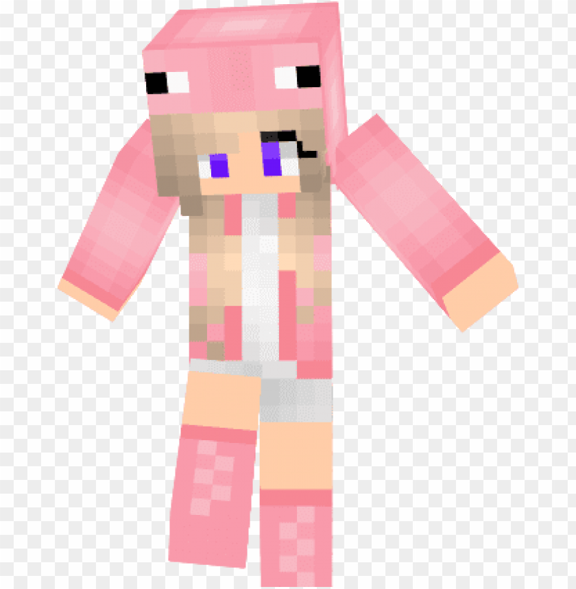 Image Minecraft Skin Cute Pig Girl Png Image With Transparent