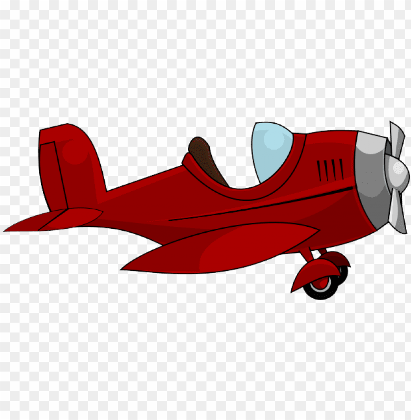 Image Of Biplane Clipart Old Fashioned Plane Clipart - Cartoon Plane PNG Transparent With Clear Background ID 191048