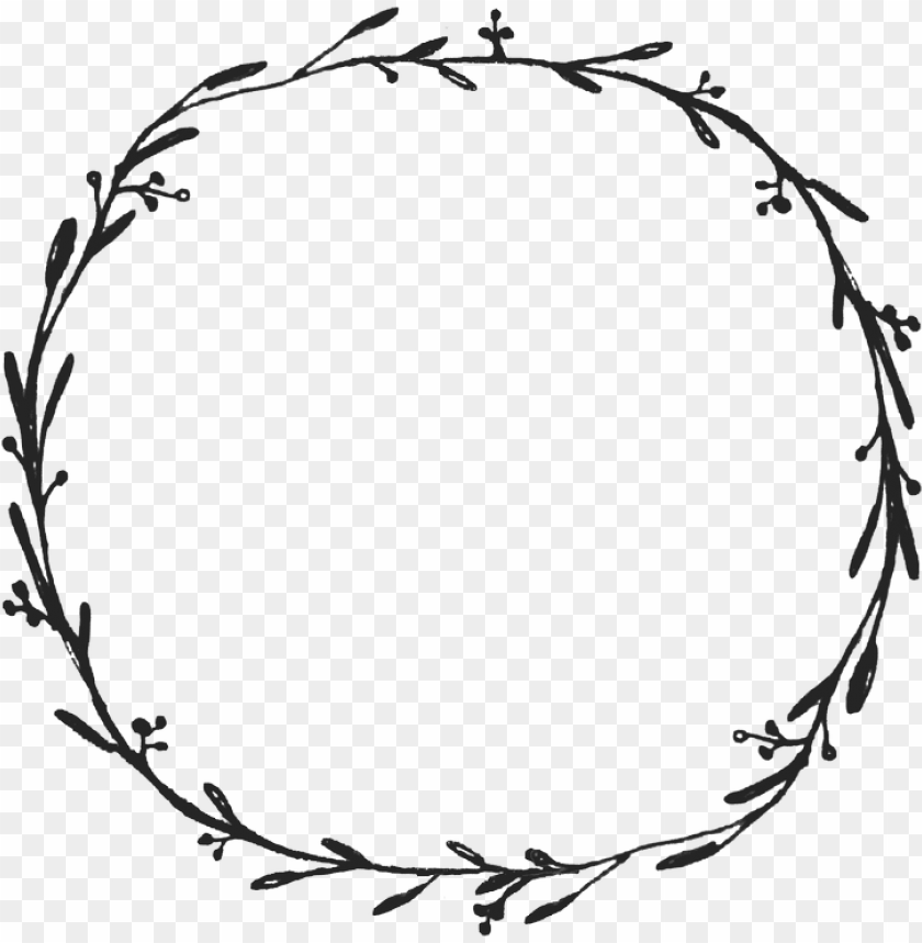 Image Transparent Dropbox Free Graphics Diy Ideas Pinterest Black And White Floral Wreath Png Image With Transparent Background Toppng