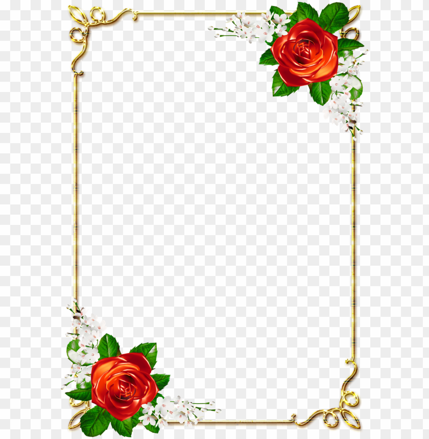 imágenes psd y png fondo transparente gratis para programas - marco con rosas rojas imagen PNG con fondo transparente |  ARRIBApng