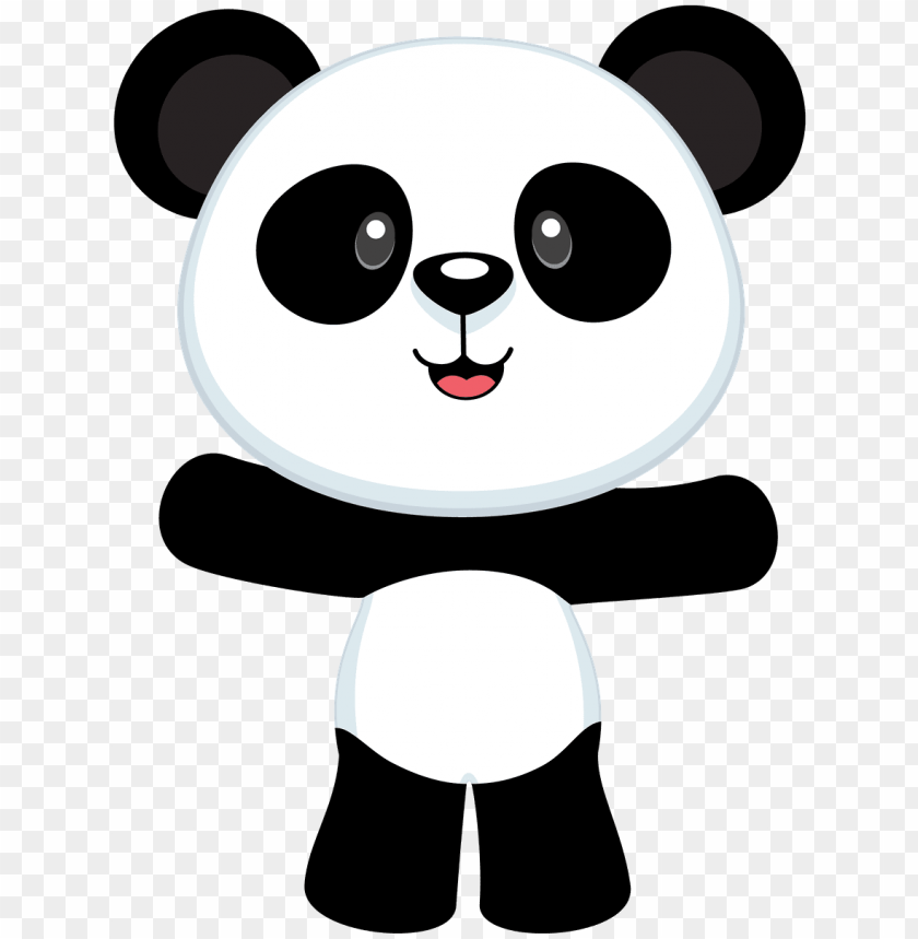 in by boobah holmes on chrissy's panda bears board - molde de oso panda PNG image with transparent background@toppng.com