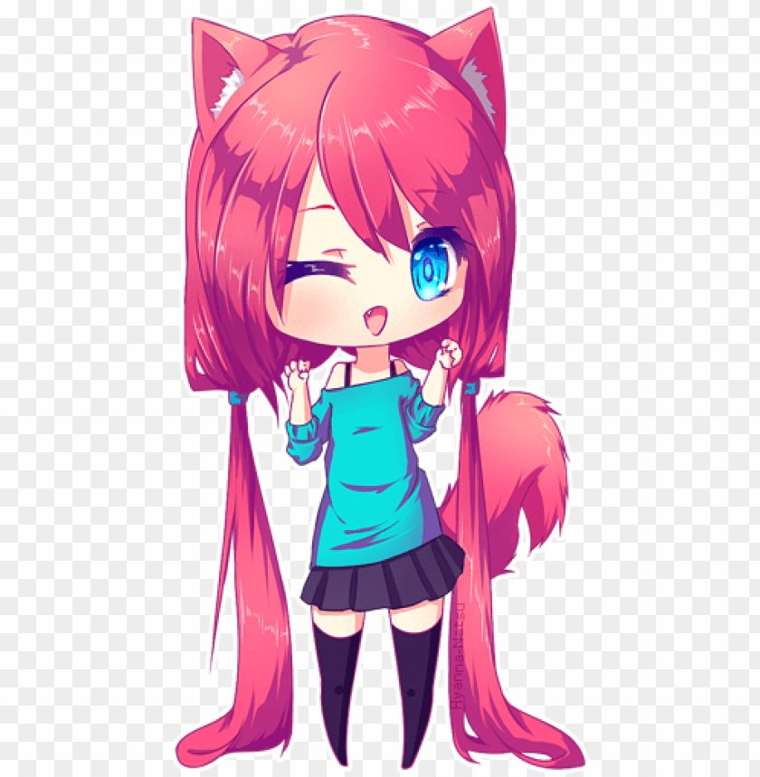 In By Change Is For The Weak On Anime Anime Chibi Girl Neko PNG Image ...