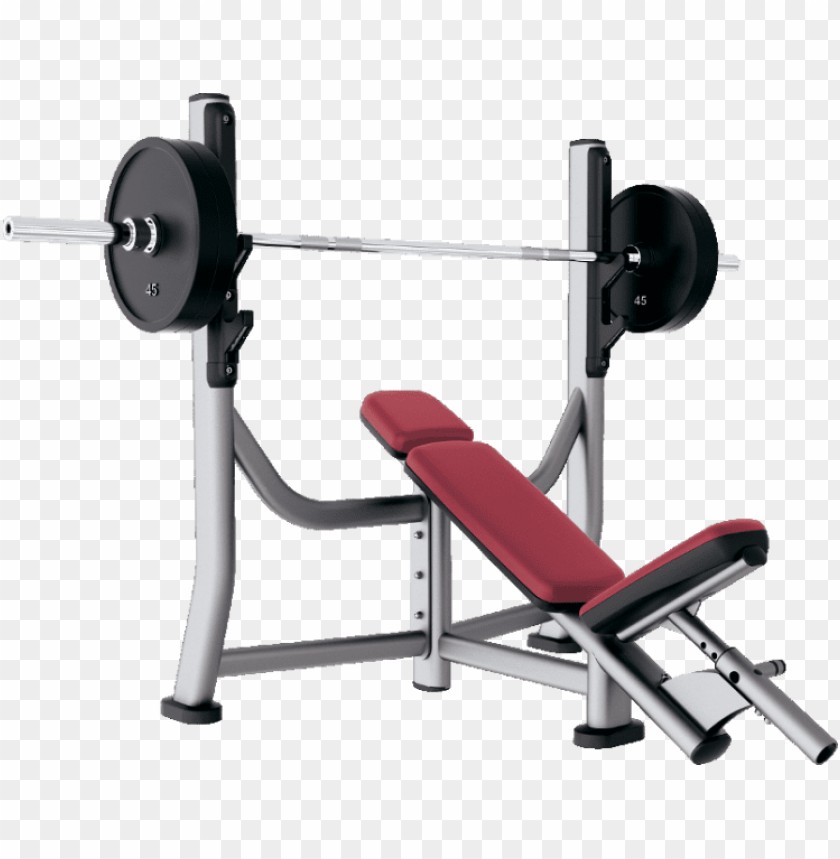 free PNG incline bench - life fitness olympic incline bench PNG image with transparent background PNG images transparent