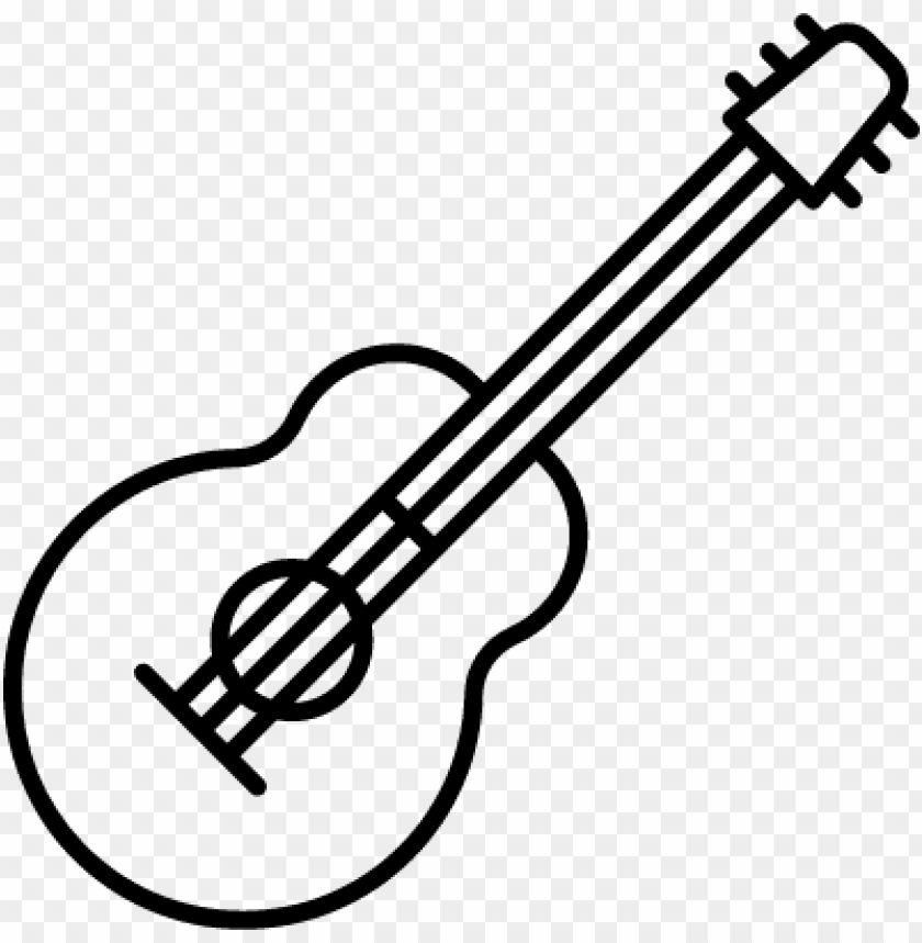 inclined guitar vector guitarra para dibujar facil PNG image with  transparent background | TOPpng