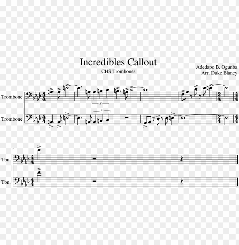 Mii Channel Sheet Music Trombone Solo - roblox theme song flute part sheet music for flute