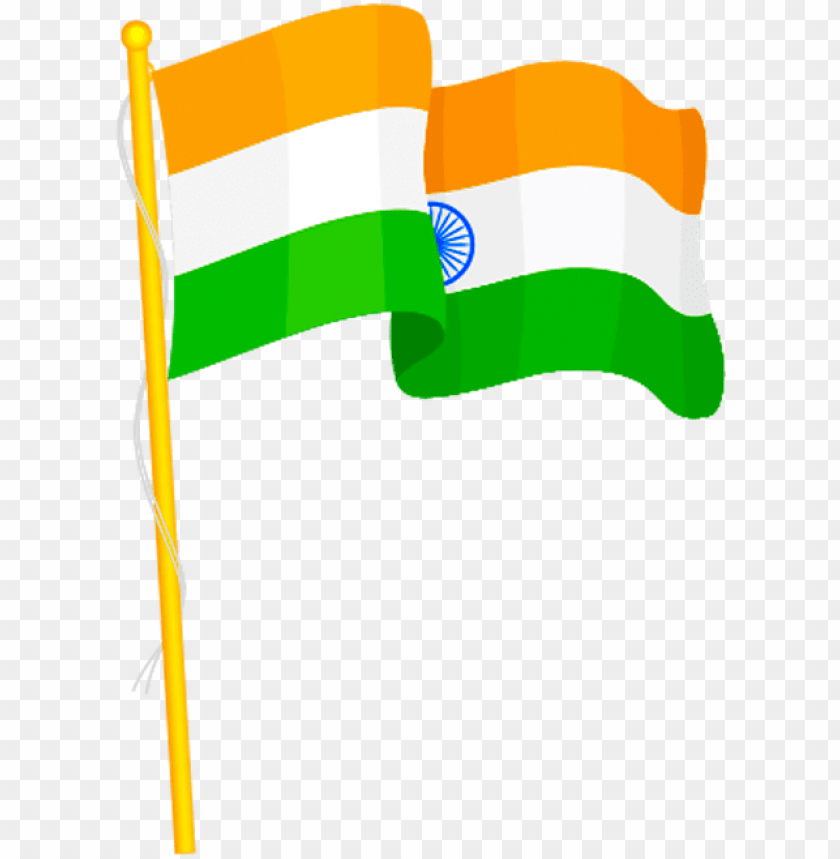 Indian-flag 15 August Png Background - Independence Day Flag PNG Image With Transparent Background