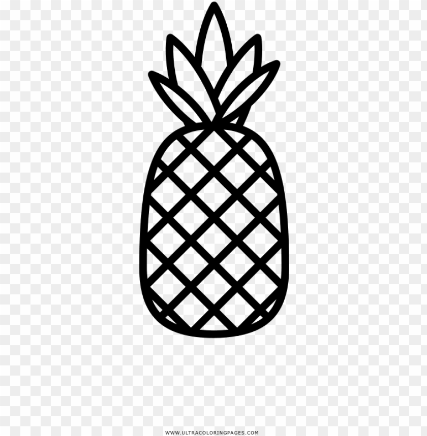 free PNG ineapple coloring page ultra coloring pages pineapple - pineapple coloring page PNG image with transparent background PNG images transparent