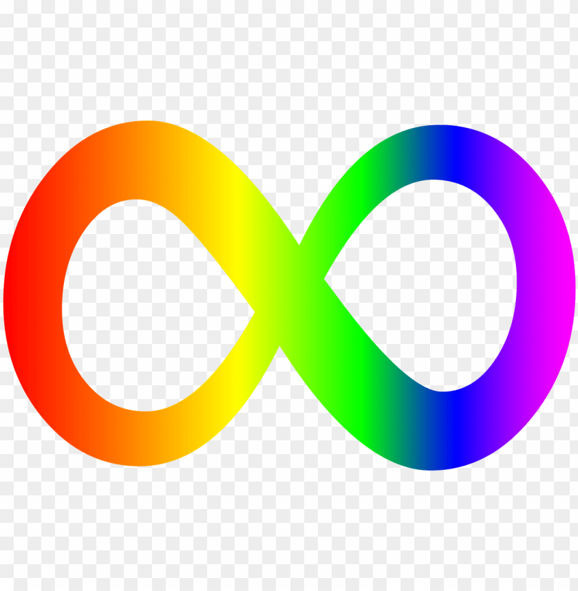 miscellaneous, symbols, infinity symbol rainbow, 
