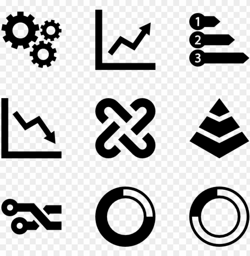 infographic icons vector free