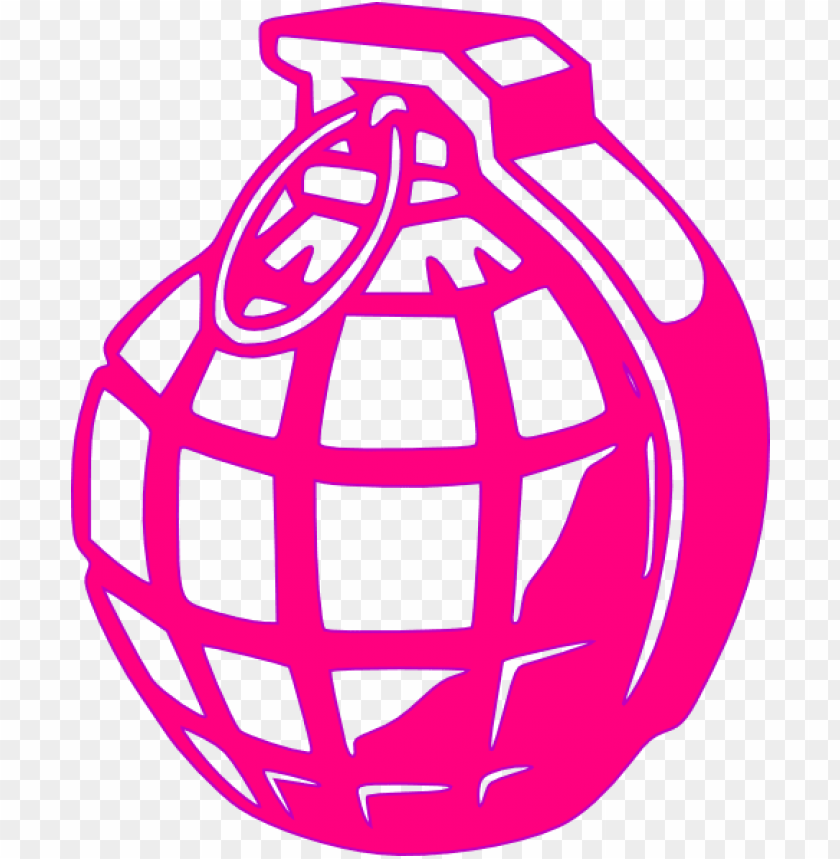 Ink Grenade Clip Art - Grenade Clip Art PNG Transparent With Clear Background ID 204818