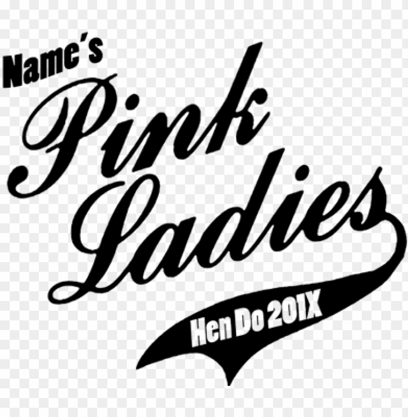 free PNG ink ladies logo - pink ladies logo grease PNG image with transparent background PNG images transparent