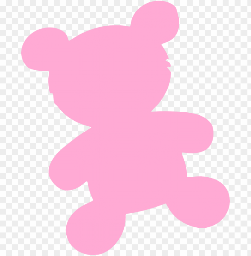 ink teddy clip art at clker pink teddy bear vector PNG transparent with Clear Background ID 225286