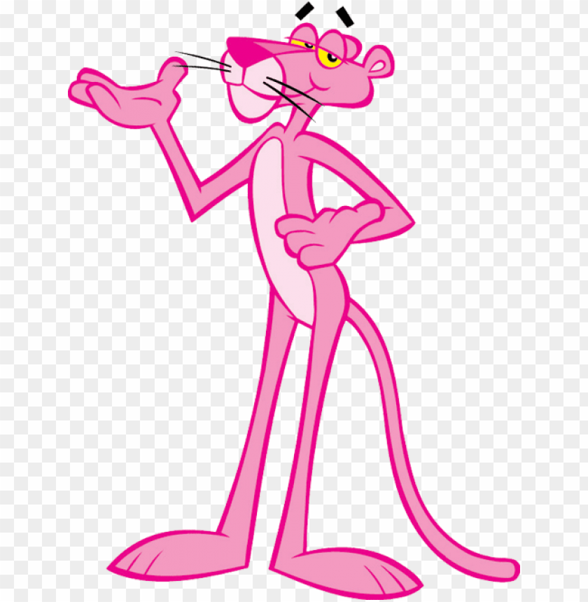 inky pink panther PNG transparent with Clear Background ID 280410