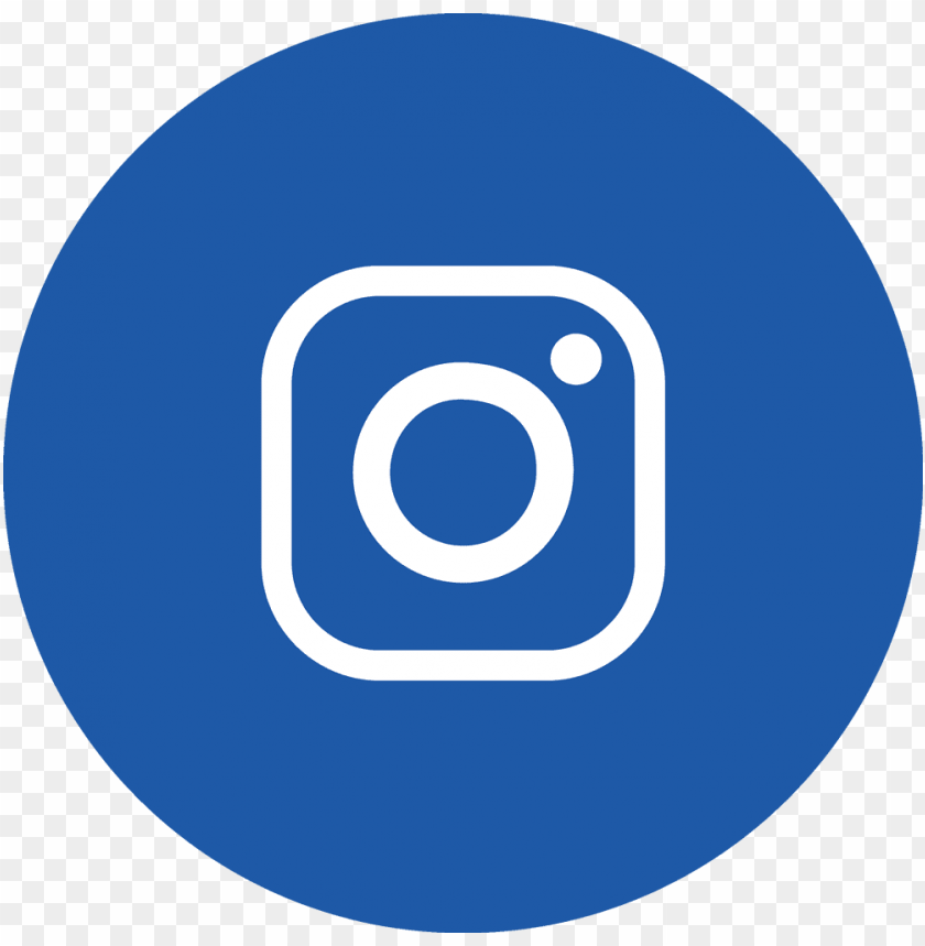 Insta Icon Circle Ltblue Instagram Icon In White Png Free Png Images Toppng