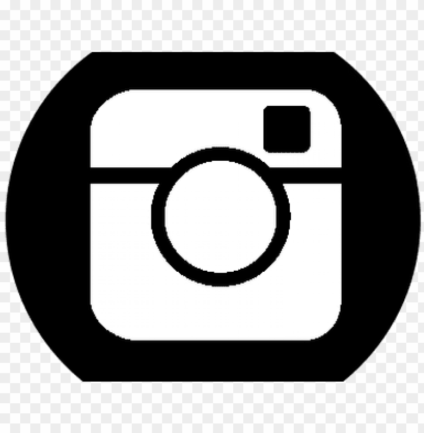 Transparent Background Instagram Icon Black And White Png