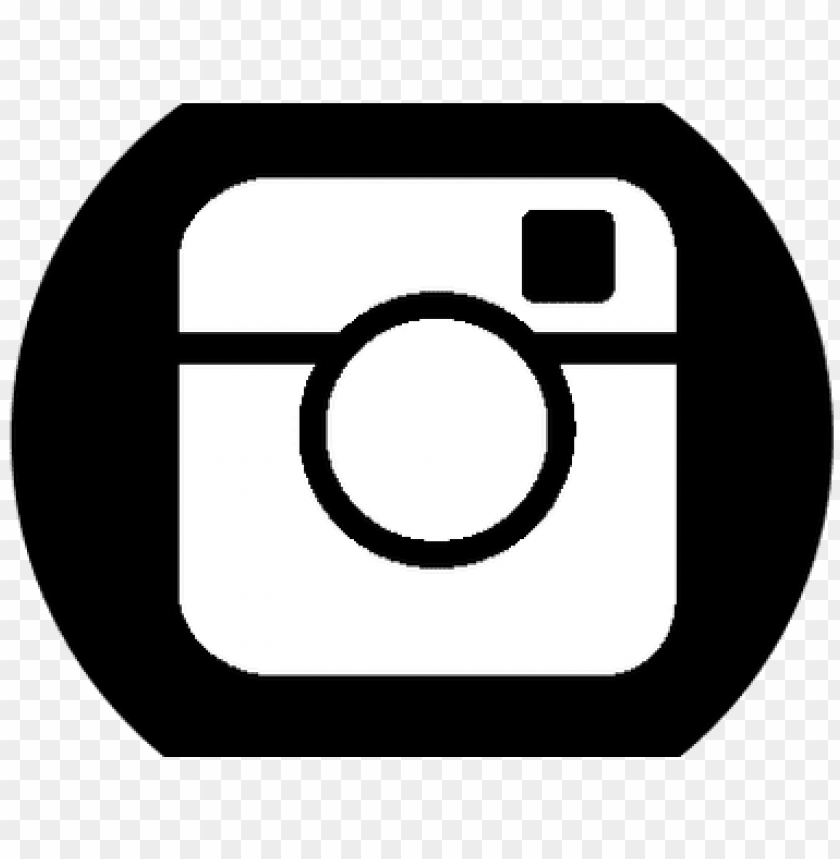 Black White Instagram Logo Png Transparent Background