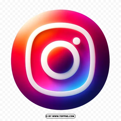 Instagram Logo Icon with Transparent Background PNG, App, Application, button, icon, Instagram, Instagram icon