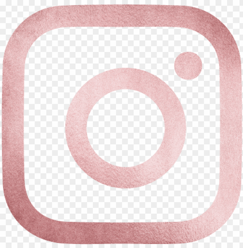 Instagram Logo Rose Gold Png Image With Transparent Background Toppng