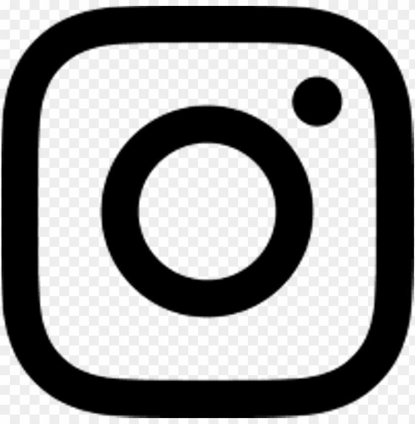 Instagram Black And White Logo Vector Png Similar Png