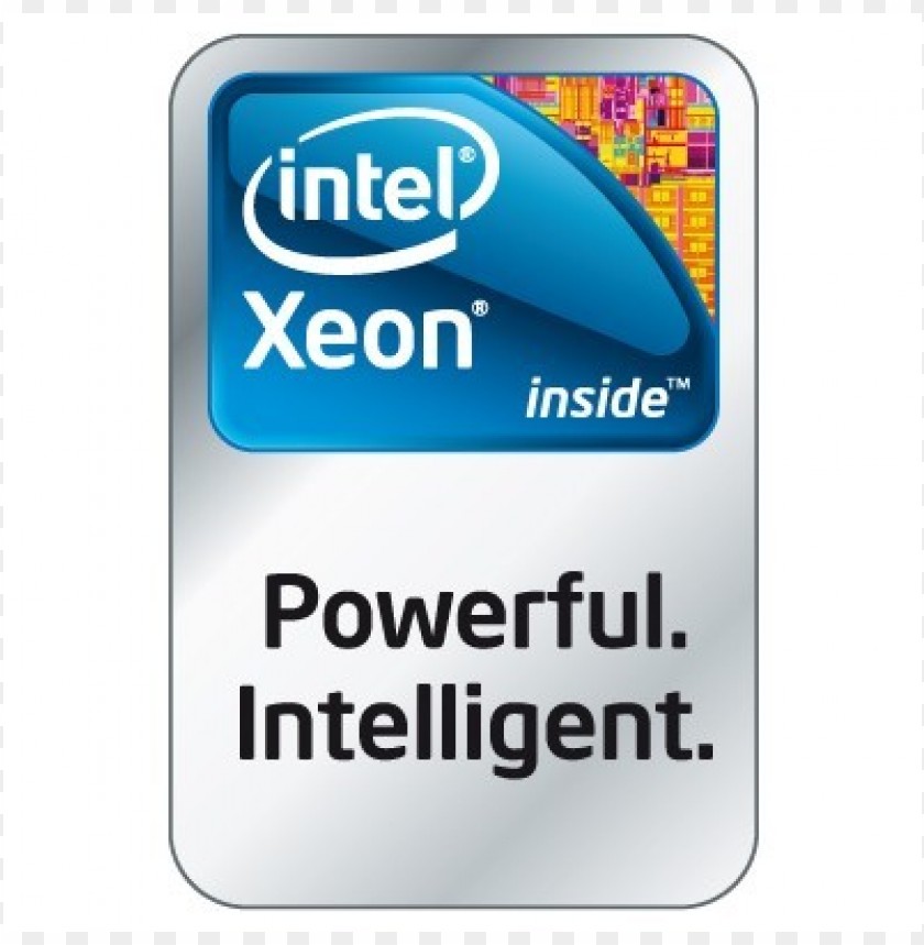  intel xeon logo vector download free - 468757