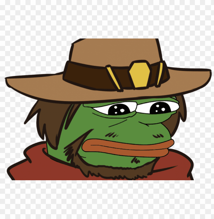 interest picture of pepe the frog reimagined as mccree dank memes overwatch PNG transparent with Clear Background ID 284199