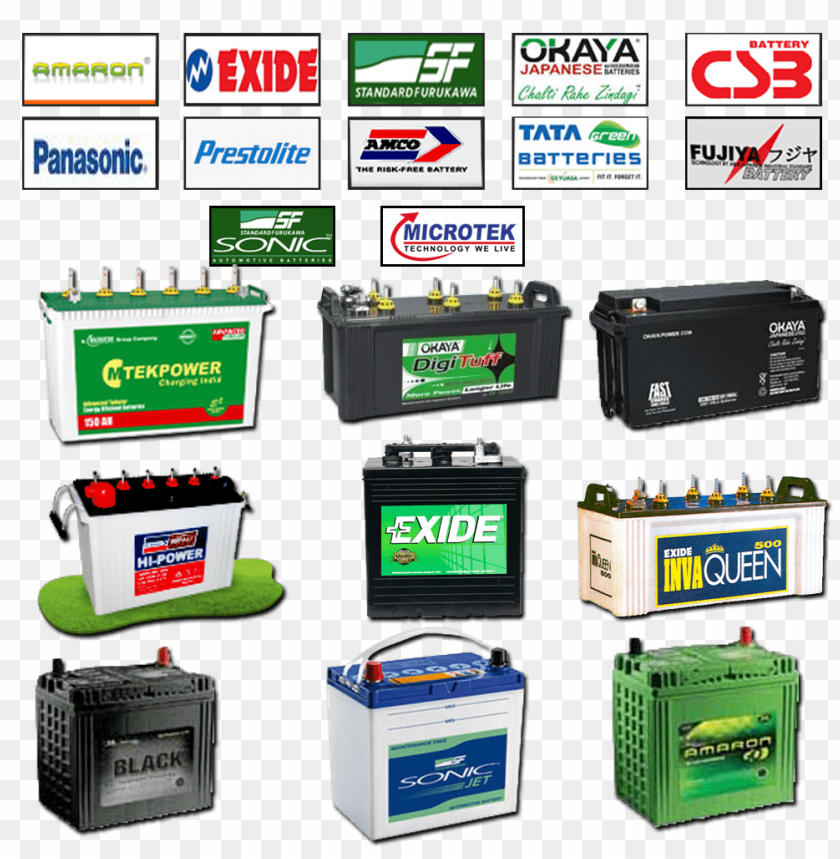 Multiple Battery Brands PNG TOPpng
