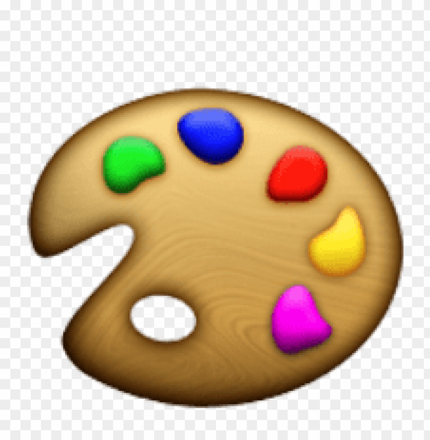 Download Ios Emoji Artist Palette Clipart Png Photo  