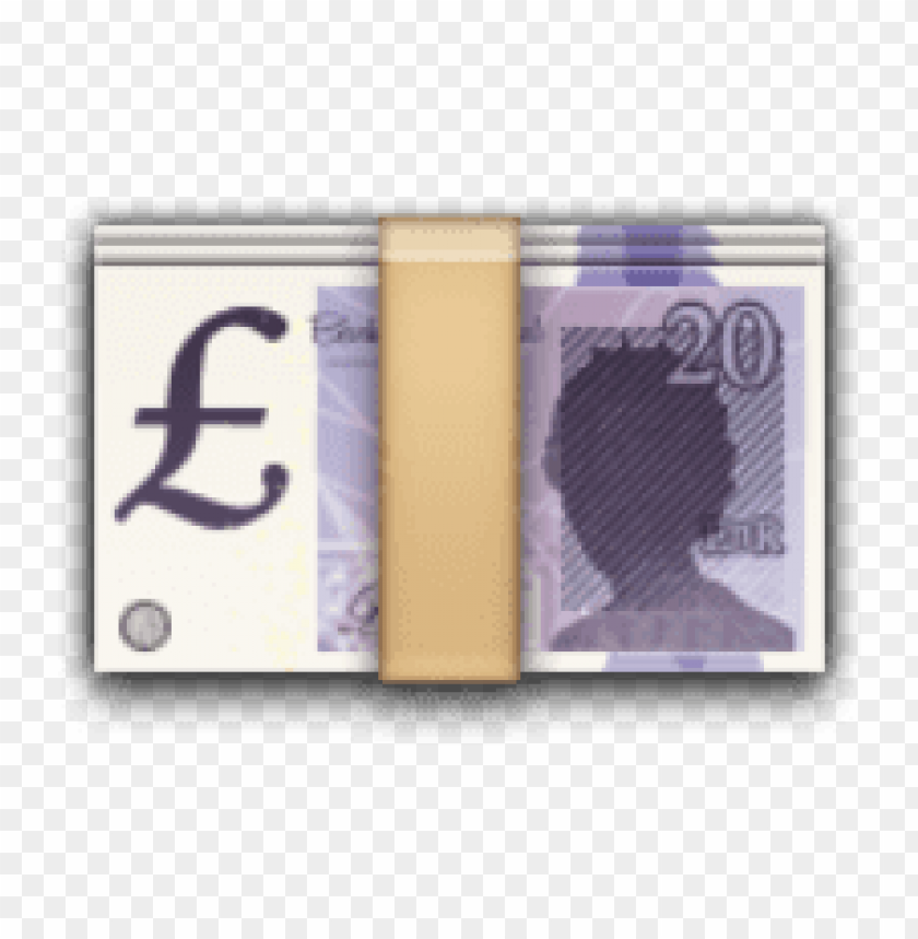 ios, emoji, banknote, with, pound, sign