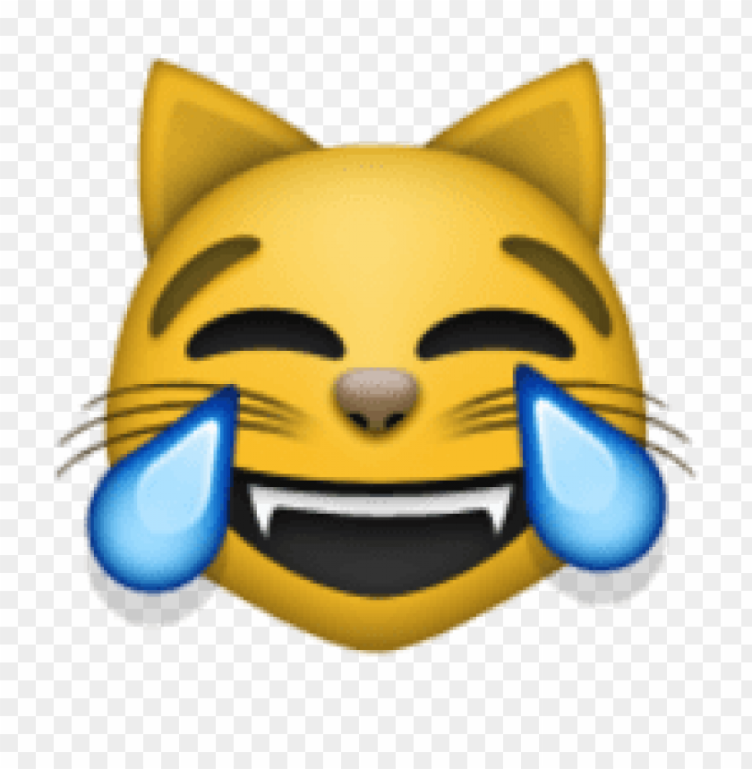 Download ios emoji cat face with tears of joy clipart png photo | TOPpng