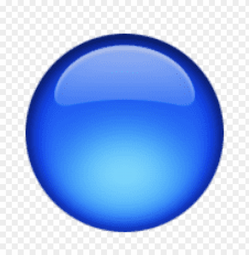 ios emoji large blue circle clipart png photo - 35523