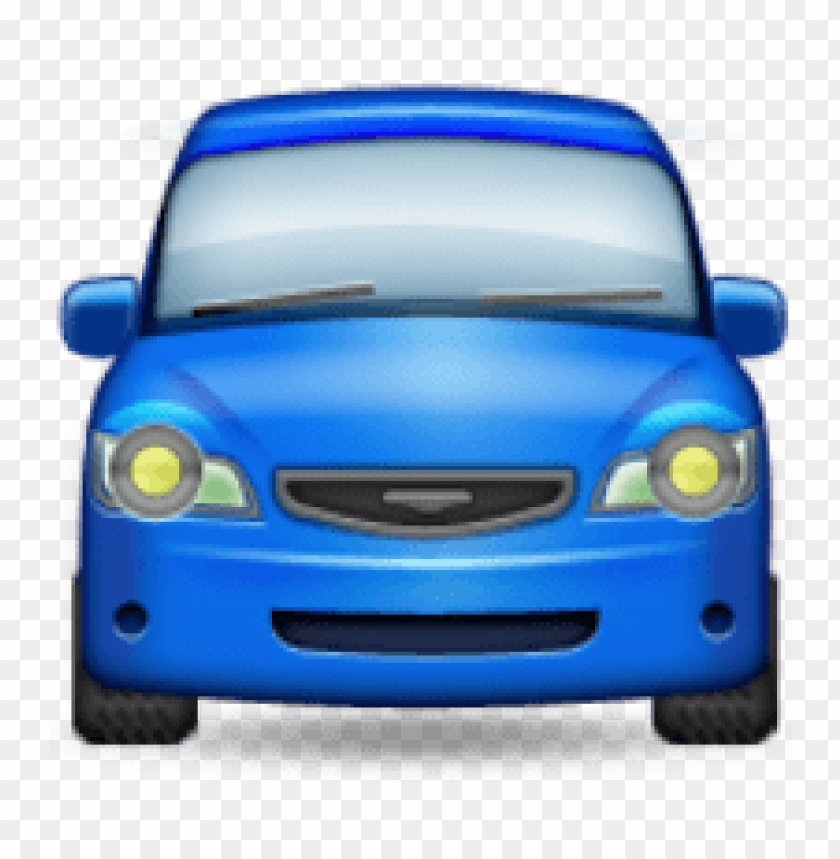 ios emoji oncoming automobile clipart png photo - 35437