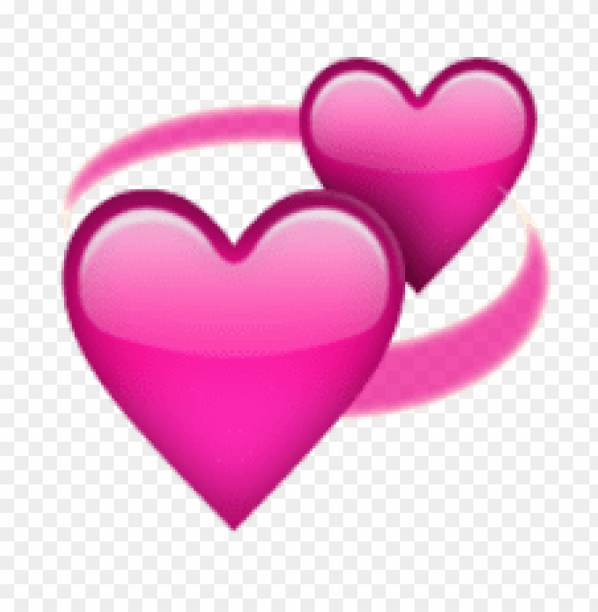 ios emoji revolving hearts clipart png photo - 35533