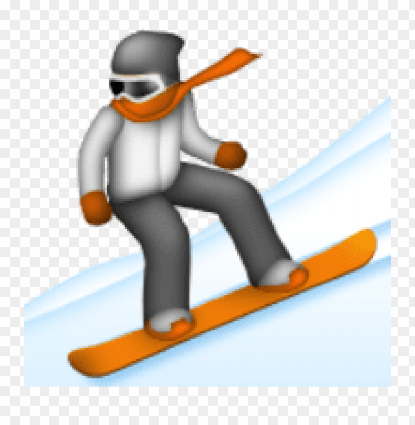 ios, emoji, snowboarder