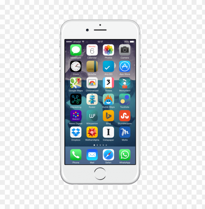 Transparent Background PNG of iphone 6s - Image ID 39285