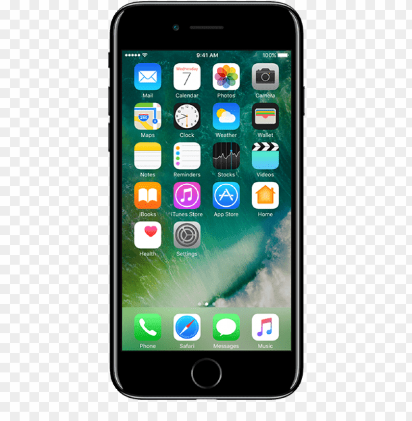 Clear iphone 7 black PNG Image Background ID 70498