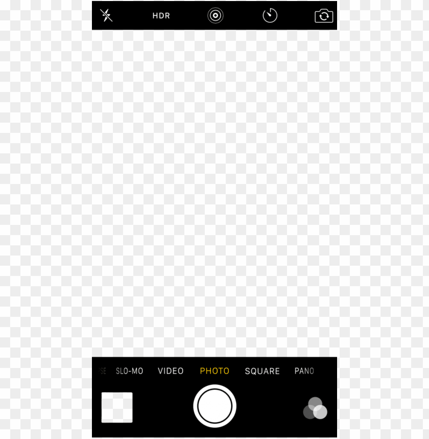 Iphone Iphone Camera Screen Template Png Image With Transparent Background Toppng - camera transparent roblox