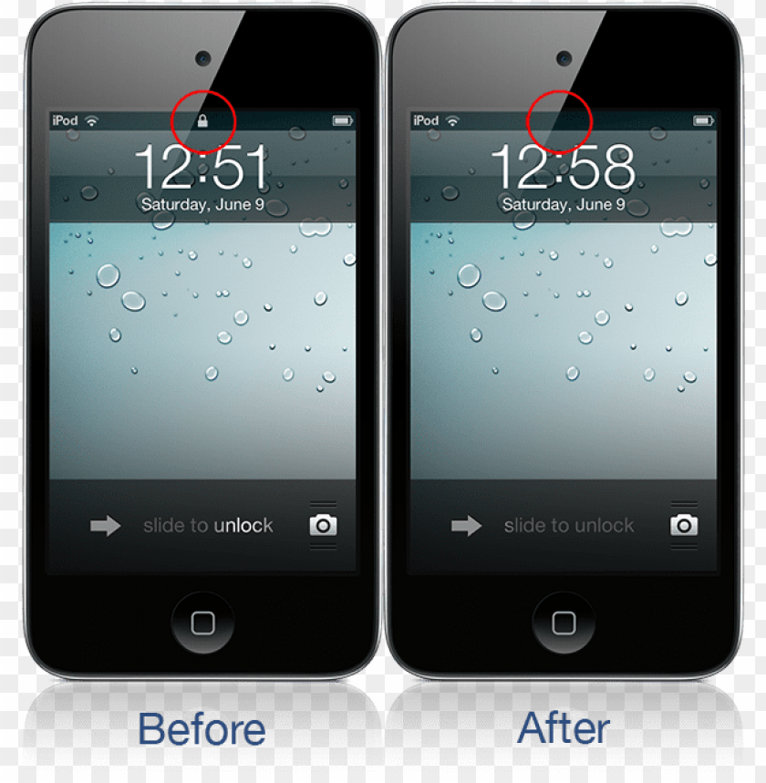 iphone lock status bar icons lock icon on iphone png - Free PNG Images ID 125930