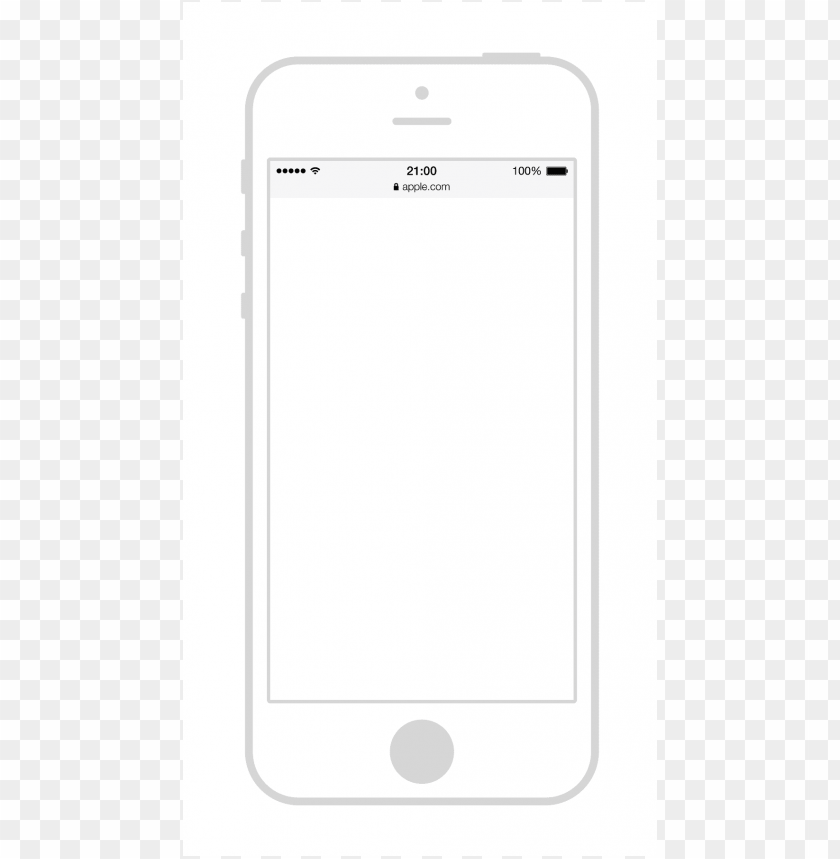 white iphone transparent png