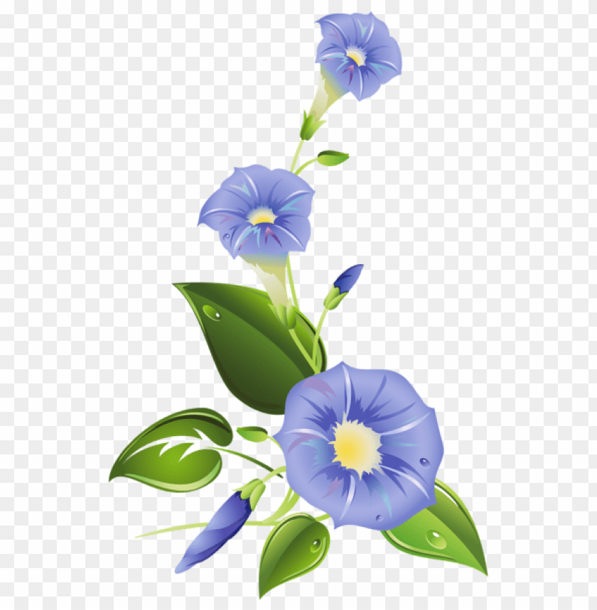 flowers png, spring png, flower png, blue flower