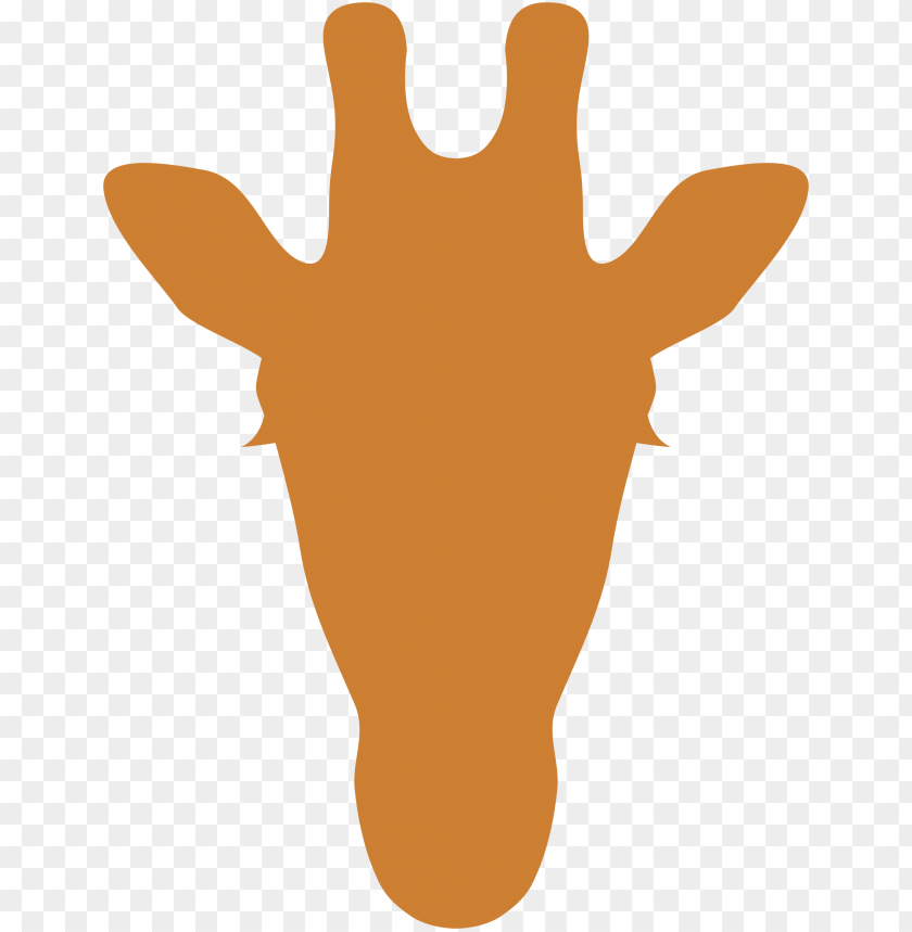 free PNG iraffe by @arielco, silhouette of a giraffe's head, - giraffe head silhouette PNG image with transparent background PNG images transparent