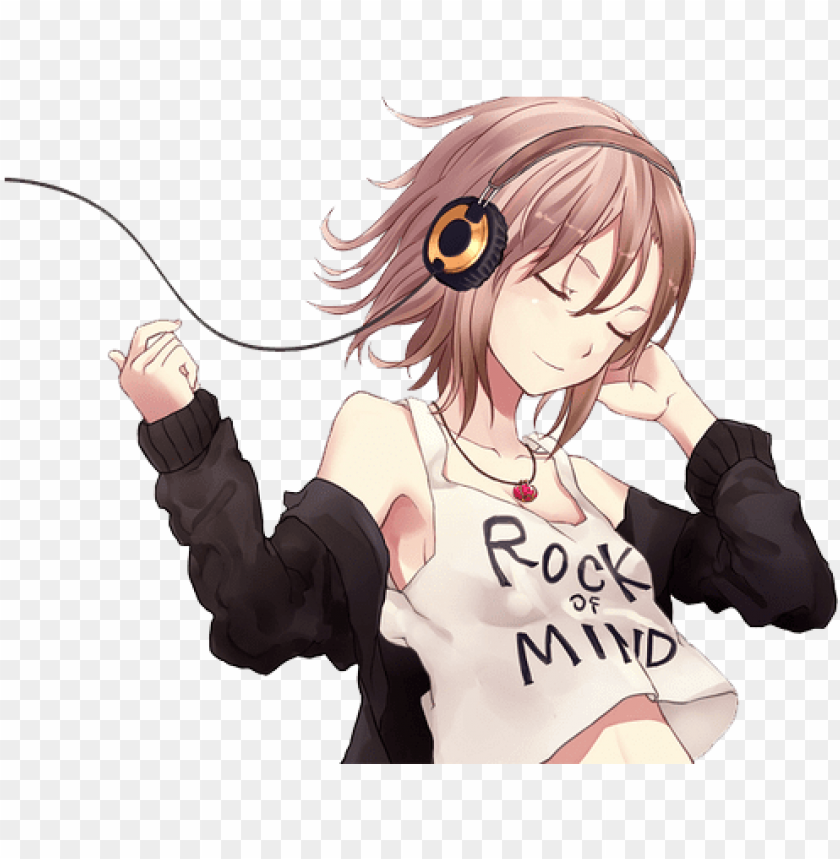 irl png 002 - anime girl rock PNG image with transparent background | TOPpng