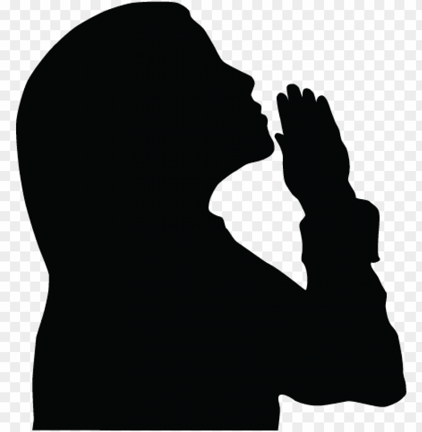 girl praying silhouette clipart women praying clip art PNG transparent with Clear Background ID 194228