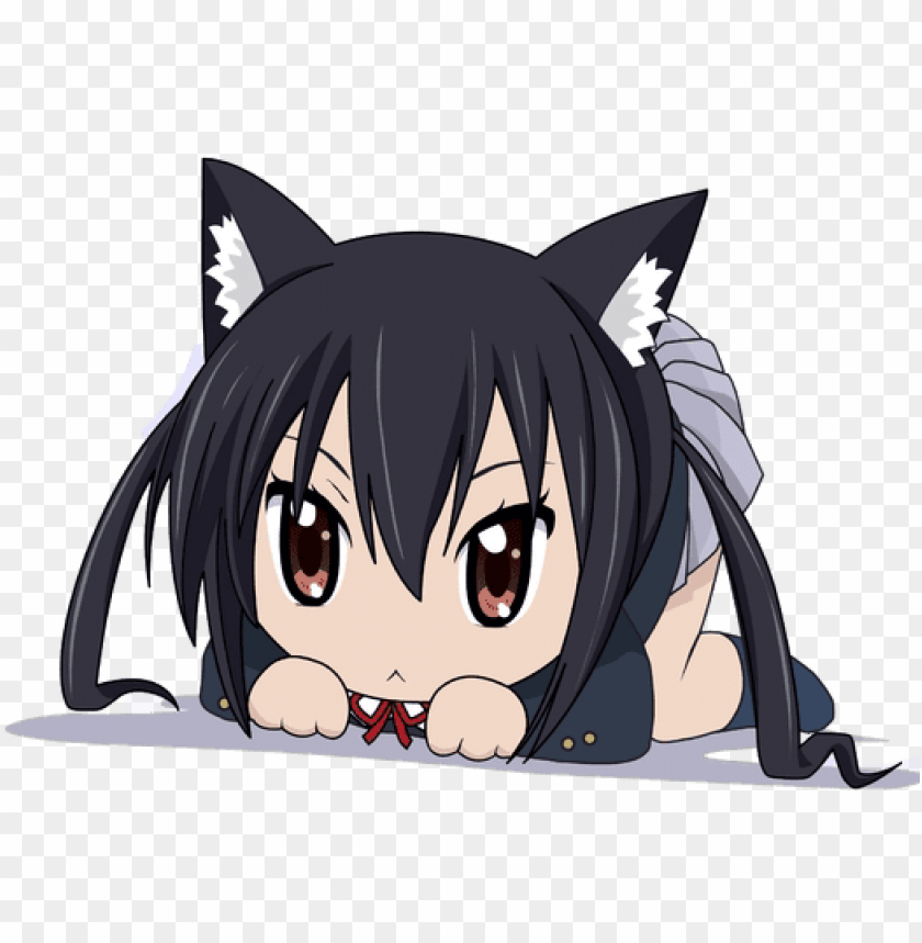 irlcat discord emoji - anime cat chibi girl PNG image with transparent  background | TOPpng