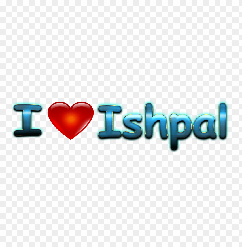 ishpal love name heart design png PNG image with no background - Image ID 36816